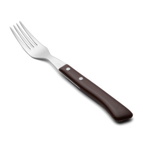 TENEDOR ARCOS CHULETERO MESA MARRON 20CMS